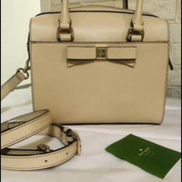 ♠️ Kate Spade Beige/Tan/Neutral Holly Street Ashton Satchel - Picture 3 of 4